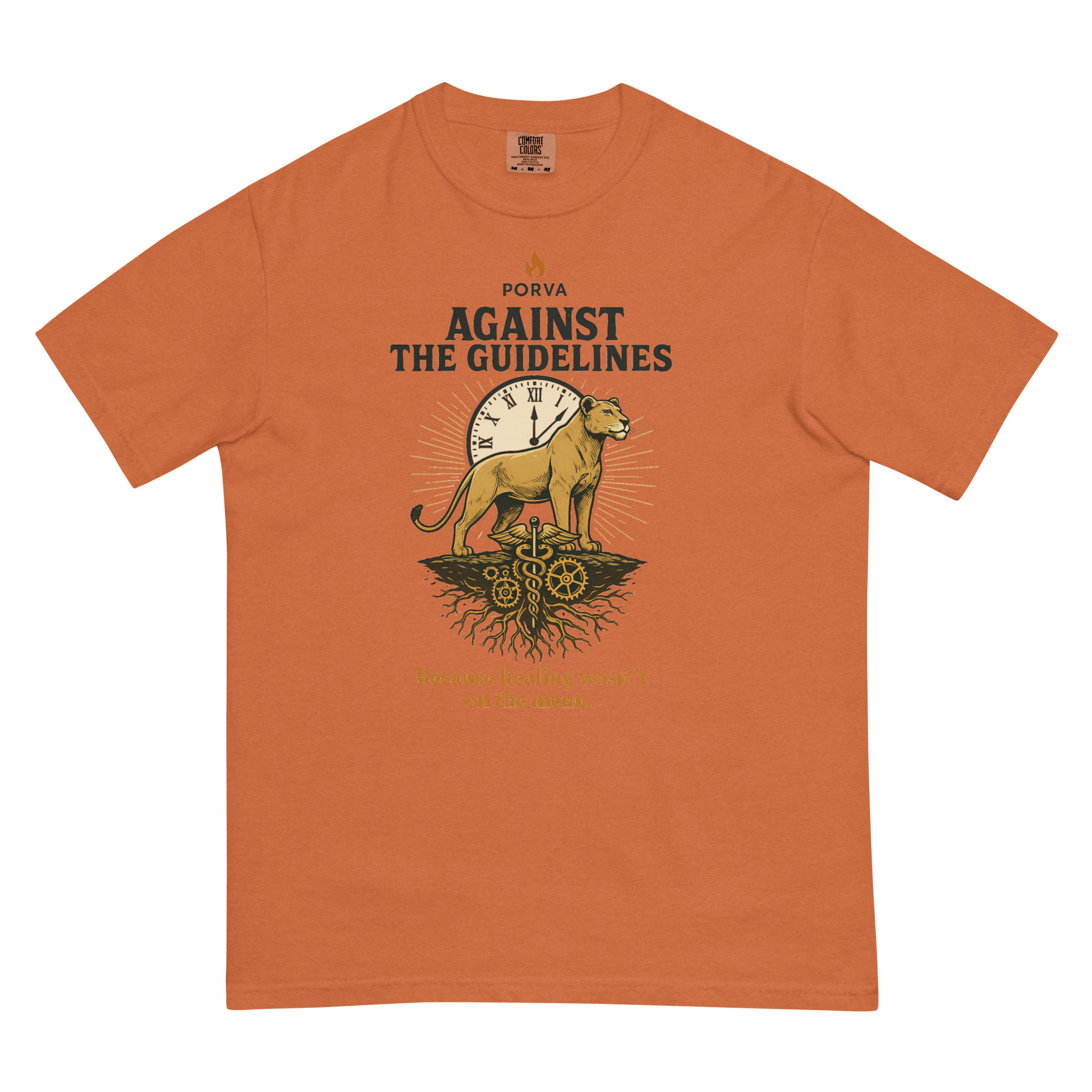 Unisex garment-dyed heavyweight t-shirt - Image 7