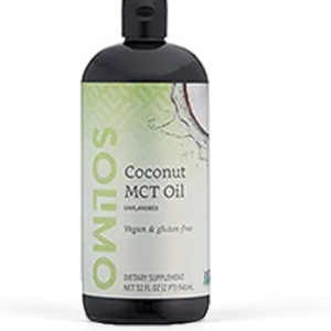 Amazon Brand - Solimo MCT Liquid Coconut Oil, Unflavored, Vegan & Gluten-free, 32 fl oz