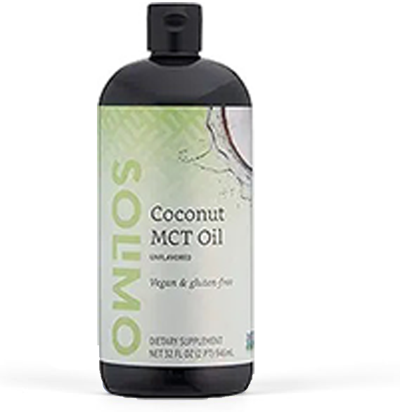 Amazon Brand - Solimo MCT Liquid Coconut Oil, Unflavored, Vegan & Gluten-free, 32 fl oz