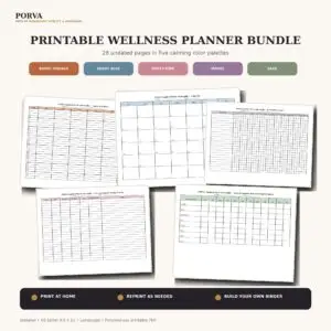 PORVA Health Planner Printable