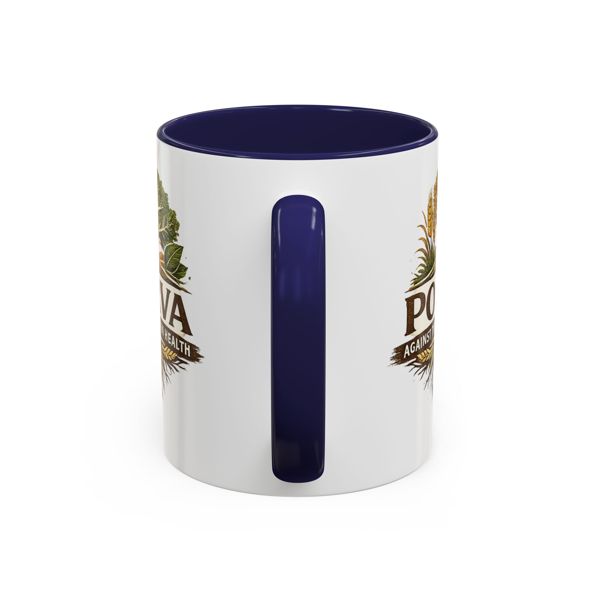 Copy of Porva Coffee Mug — "Against the Grain Health" Accent Ceramic Mug (11/15 oz) - Image 9