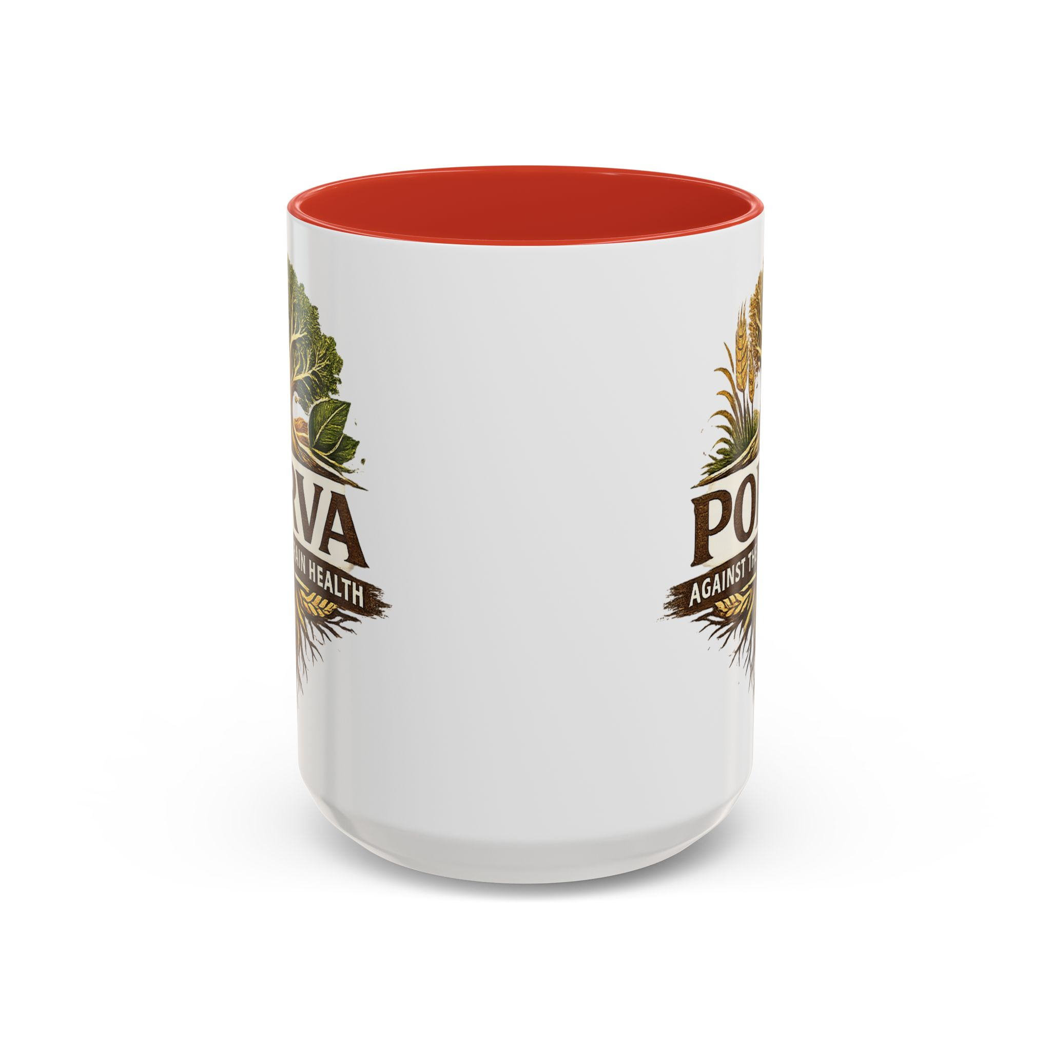 Copy of Porva Coffee Mug — "Against the Grain Health" Accent Ceramic Mug (11/15 oz) - Image 36